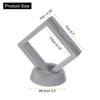 Unique Bargains Transparent PE Material Floating Frame Elegant Touch Jewelry Box White 20 Pcs - 2 of 4