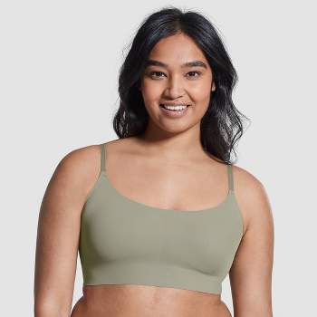 Bigersell Sports Bras for Women Wirefree Bra Thin Cup Girl Comfortable Lace  Underwear Short Size V Neck Cami Bra for Female Girls, Style 7547, Green