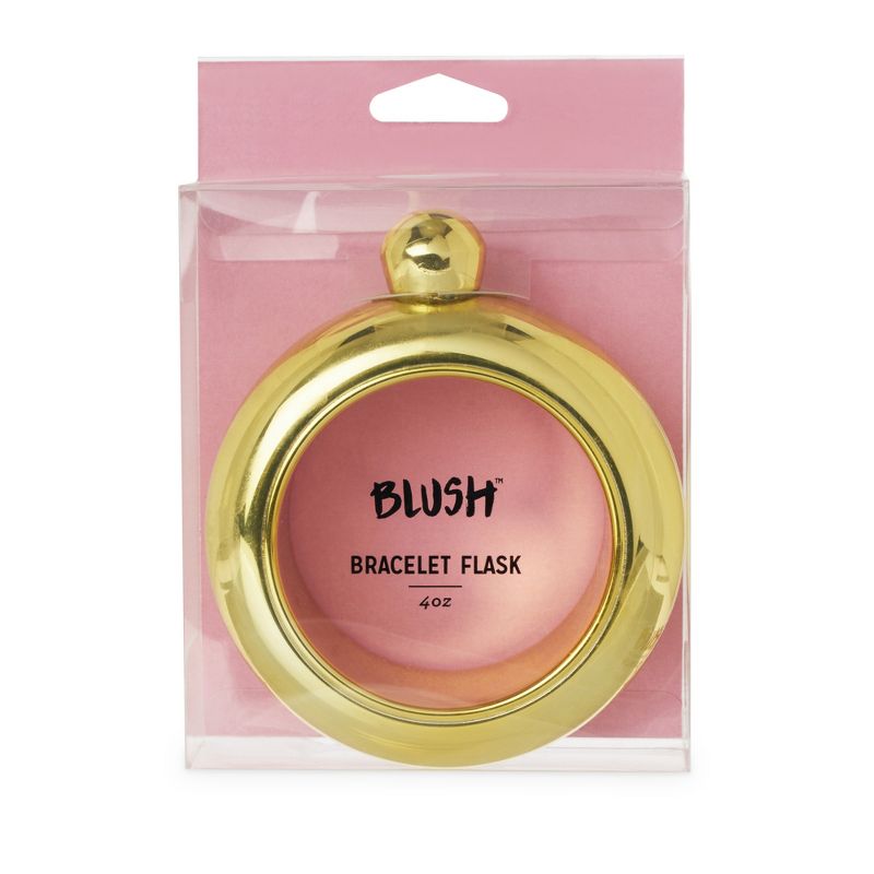 Gold Plastic Bangle Flask by Blush®, 4 of 5