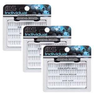 Ardell Professional Individual Duralash Lashes - Individual Regular - Short Black #65061 - (Pack of 3) - 1 of 3