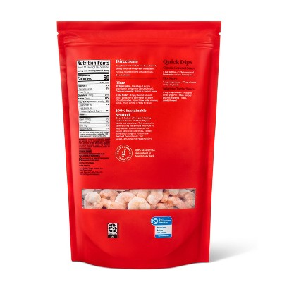 Small Tail-Off, Peeled, Deveined Cooked Shrimp - Frozen - 71-90ct/lb - 2lbs - Good &#38; Gather&#8482;_1