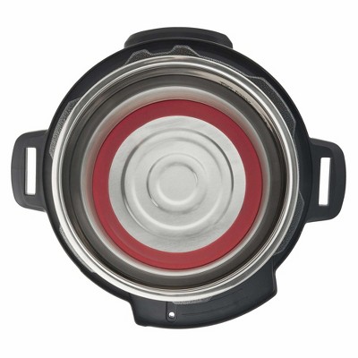 Red Stainless Steel Non-Stick Round Cake Pan with Lid