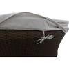 Courtyard Casual Green Eclipse Outdoor Expandable Oval Daybed with Canopy - 4 of 4