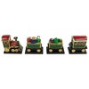 Northlight Set of 4 Merry Christmas Train Stocking Holders 5" - 4 of 4