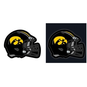 Evergreen Ultra-Thin Edgelight LED Wall Decor, Helmet, University of Iowa- 19.5 x 15 Inches Made In USA - 1 of 4