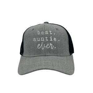 Best Auntie Ever Hat Funny Gift Cap For Aunts - Crazy Dog - 1 of 4