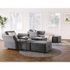 Chenille Reversible Sectional Sofa, 9-Seater Modular Sectional Sofa, U-Shape Modular Couch Storage Seats Ottomans with Chaise - 2 of 4