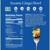 Blue Zones Kitchen Frozen Gluten Free Sesame Ginger Bowl - 8oz - 4 of 4
