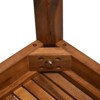 Outsunny 3 Piece Outdoor Side Nesting Table Patio Set with Acacia Wood Build & Multi-Functional Design - 4 of 4