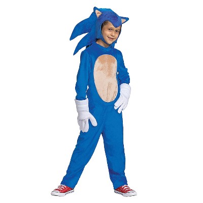 Disguise Boys' Sonic the Movie Sonic Jumpsuit Costume