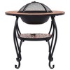 vidaXL Mosaic Fire Pit Table Terracotta 26.8" Ceramic - 4 of 4