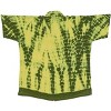 LA LEELA Women's Summer Button Down Short-Sleeve Blouses Beach Hawaiian Shirt Party Dressy Vacation Casual Shirts for Women Trendy XL Tie Dye, Mustard - 2 of 2