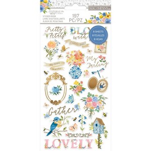 K&Company Antique Garden Sticker Book with Gold Foil Accents - 1 of 3