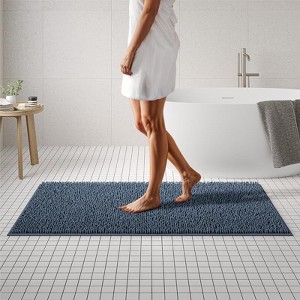 Mayshine Luxury Bathroom Mats, Ultra-Soft Bathmat, Plush Chenille Bathroom Rug Runner, Super Absorbent and Non-Slip - 1 of 4