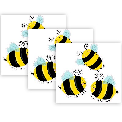 Creative Teaching Press Busy Bees 6" Designer Cut-Outs 36 Per Pack 3 Packs (CTP10625-3)