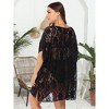 Women's Swimsuit Beach Cover Up Lace Bikini Beachwear Plus Size Beach Bikini See Through Swimwear - 4 of 4