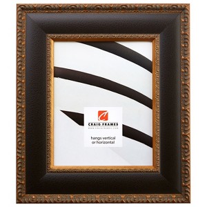 Galerie W   Antique Black and Gold Single Image Picture Frame - 1 of 2