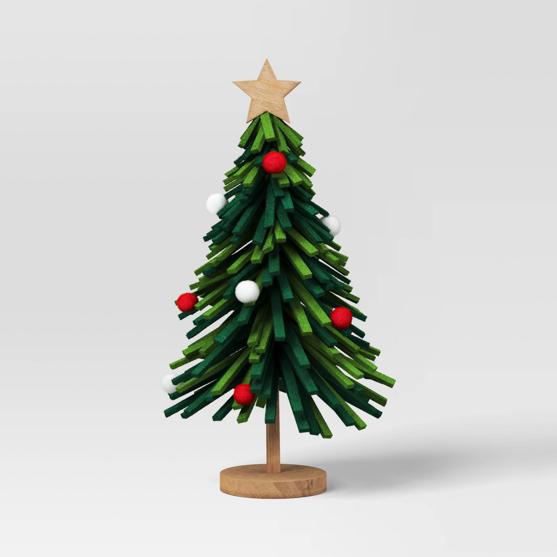 10" Christmas Fabric Tree Decor Green - Wondershop™