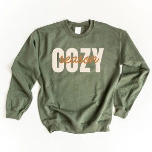 Cozy Season Layered Cursive - Women's Graphic Sweatshirt - 1 of 4