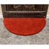 44" Long Minuteman International Somerville Half Round Hearth Rug Red- ACHLA Designs - 4 of 4