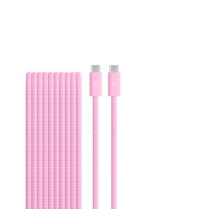 Beats 240W USB-C to USB-C Braided Cable (3m/10ft) - Power Pink
