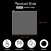 Unique Bargains Necklace Ring Earring Storage Self-Seal Transparent Jewelry Bags 25 Pcs - 2 of 4
