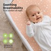KeaBabies Organic Bassinet Sheet for Baby Girls, Boys, 2-Pack Soothe Bassinet Fitted Sheets, Bedside Bassinet Mattress Sheet - 4 of 4