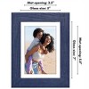 Americanflat Wide Molding Picture Frame with Mat - 2 of 4