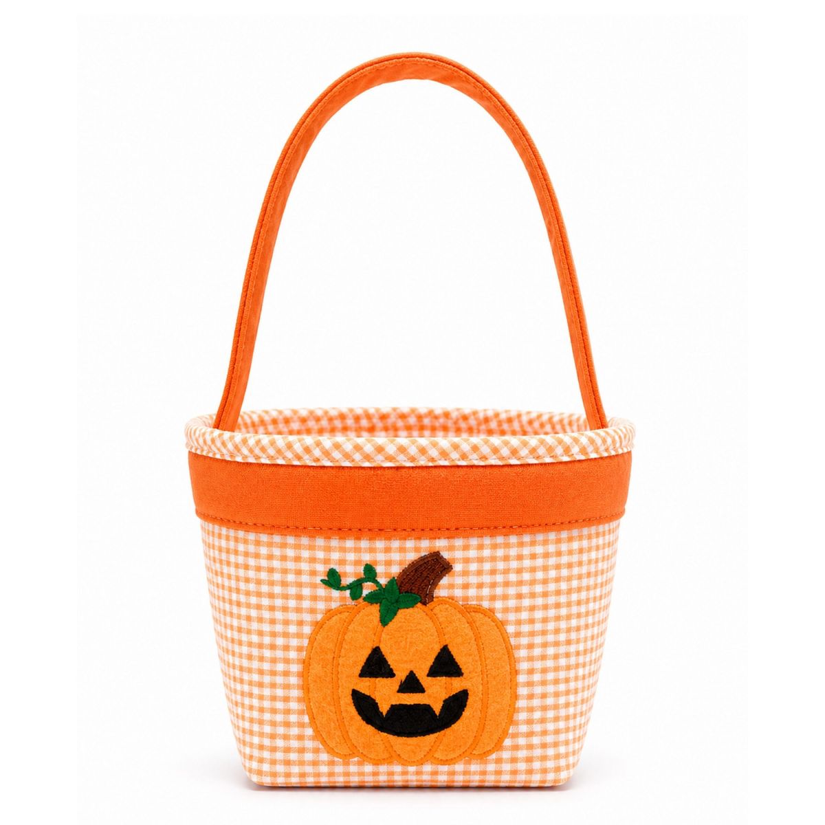 Bits & Bows Unisex Petite Pumpkin Halloween Tote, Orange - thumbnail 5