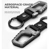 Dexnor Heavy Duty Key Chain Bottle Opener, Carabiner Key Ring Clip Aerospace-grade Stainless Steel Car Key Fob Holder Organizer EDC Keychain - 2 of 3