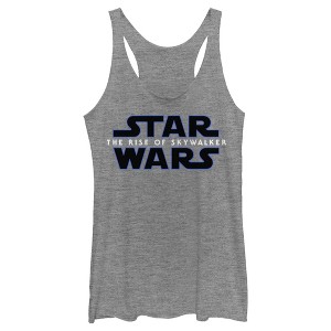 Women's Star Wars: The Rise of Skywalker Classic Logo Racerback Tank Top - 1 of 3