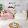 NicBex Oversized Corduroy Lounge Sofa Couch with Three Detachable Pillows,Upholstered Sleeper Sofa for Living Room,Bedroom - 4 of 4