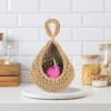 Unique Bargains Handmade Durable Space-Saving Natural Hanging Basket 1 Set of 3 - 4 of 4