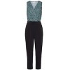 Women's Sleeveless V-Neck Jumpsuit - LASCANA - 2 of 4