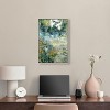 Art Remedy Green Moss Monet Garden Green Abstract Wall Art Framed - 2 of 4