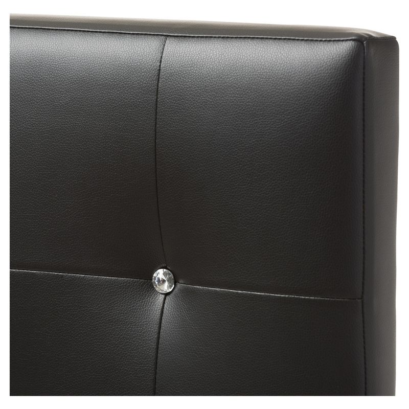 Kirchem Modern And Contemporary Faux Leather Upholstered Headboard - Baxton Studio, 4 of 6