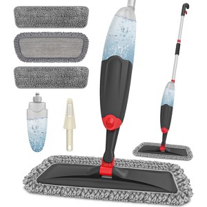 Spray Mop for Pet Hair & Dust - Wet Mop with 3 Washable Pads, Effectively Captures Pet Hair on Hardwood, Tile & Vinyl Floors - 1 of 4