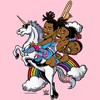Girl's WWE New Day Unicorn Animated T-Shirt - 2 of 4