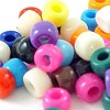 John Bead 1000 Pieces 9mm Plastic Crow Beads Assorted Opaque Pony Bead for DIY Arts and Crafts Making Supplies - 4 of 4