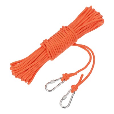 Unique Bargains Hollow Braided Polypropylene Anchor Rope with Hook for Marine Life Boat