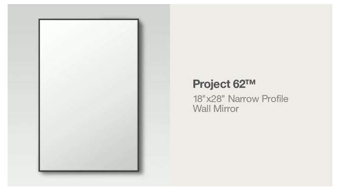16" x 28" Metal Oval Pill Mirror - Project 62™, 2 of 12, play video