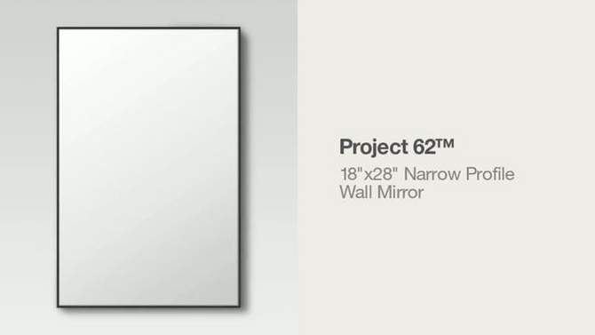 16" x 28" Metal Oval Pill Mirror - Project 62™, 2 of 12, play video