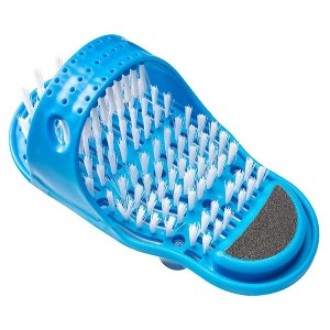 Swtroom Foot Scrubber Massager Feet Cleaner for Shower Floor (1PCS Blue) - 1 of 4