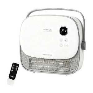 Karl Home 1500-Watt 12.3 in. Electric Wall Mount / Freestanding Ceramic PTC Space Heater with Handle - 1 of 4