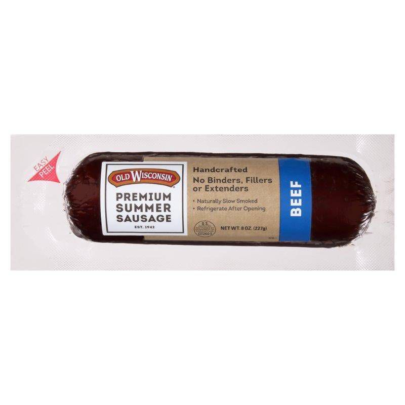 Old Wisconsin Beef Summer Sausages - 8oz, 1 of 2