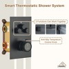 CASAINC 6-Spray 12 Inches Thermostatic Daul Shower Heads Ceiling Mount Fixed and Handheld Shower Head 2.5 GPM - 2 of 4