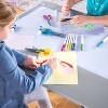 Martha Stewart Wooden Kids Art Table and Chair Set: Kids' Wooden Activity Table with Paper Roll, Paint Cups & Storage Bins - 4 of 4