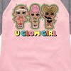 Girls' - LOL Surprise! - U Glow Girl Shirt Tail Raglan Graphic T-shirt - 2 of 3