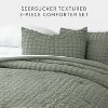 Seersucker Textured Comforter Set, All-Season Down Alternative – Ultra Soft & Lightweight – 3-Piece Set - Becky Cameron - 3 of 4
