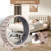 41'' Cat Exercise Wheel with Carpeted Runway Silent Indoor Cat Running Wheel for Large Cats - LAOTIES - 4 of 4